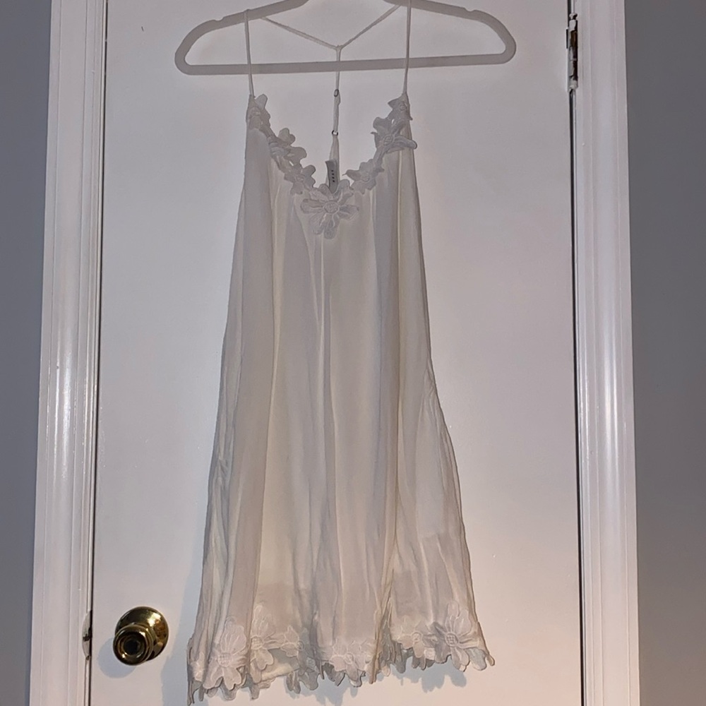 All White Lacey lined Dress